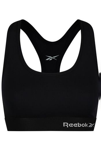 Kvinnors sportiga crop top u4_c9488_rbk - Black