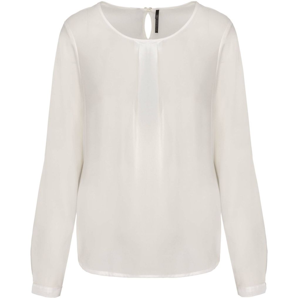 Image produit Frauenbluse mit langen Ärmeln aus Krepp k5003