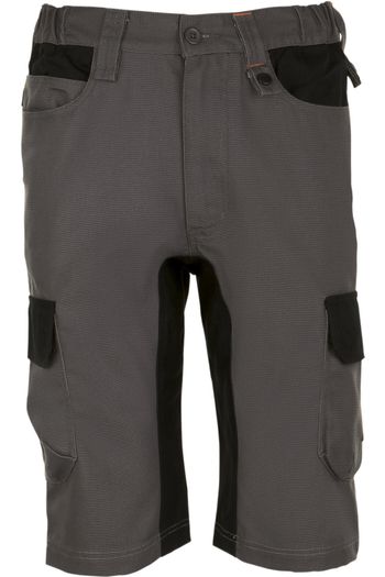 Impulse pro Pantalon de travail Bermuda 01562 - Gris fonce / Noir