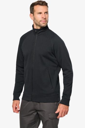 Image produit Veste Molleton Coton Manches Raglan Unisexe Sudadera con cremallera wk406